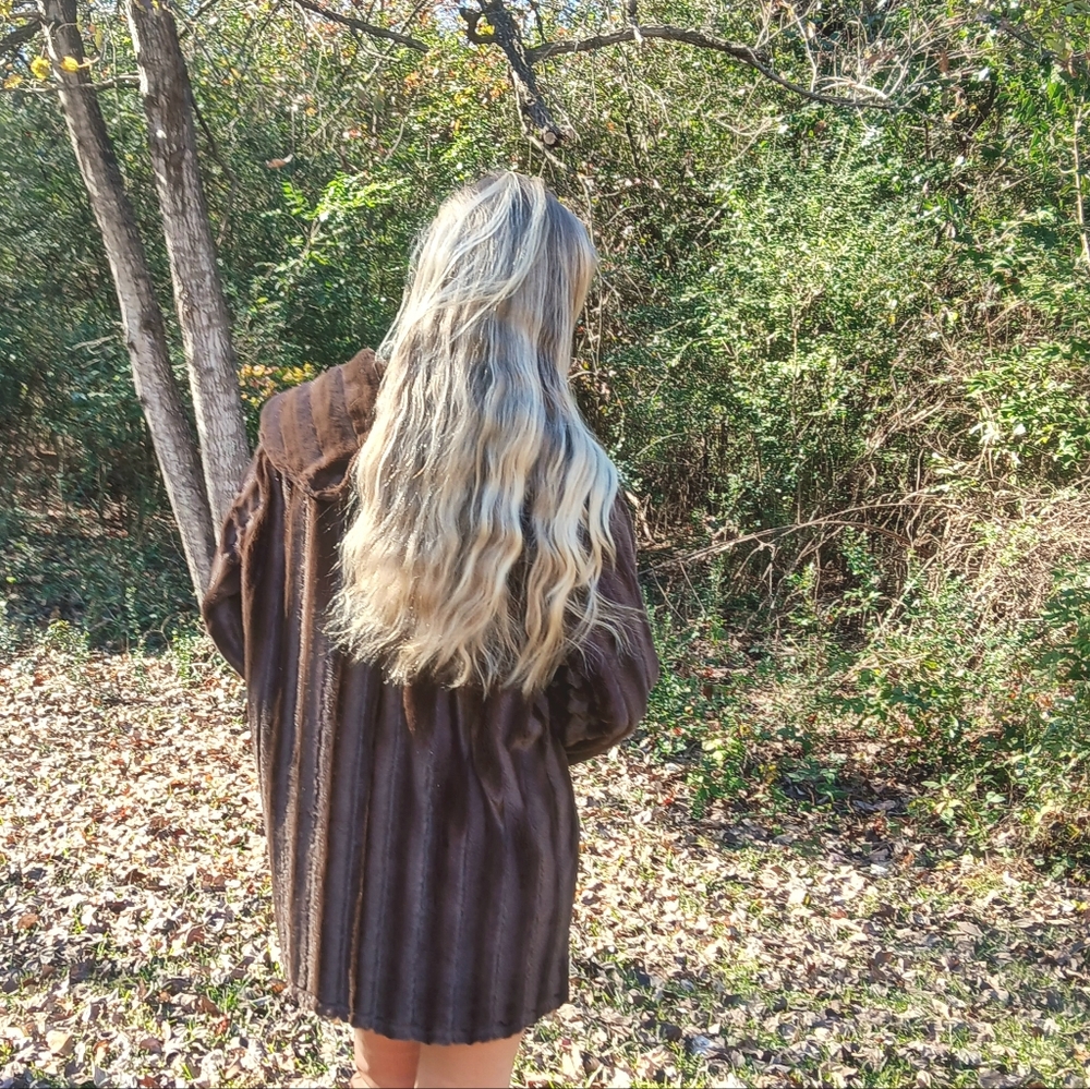 Slinky Brand - Brown - Mink Faux Fur - Coat - Size XL - NWOT